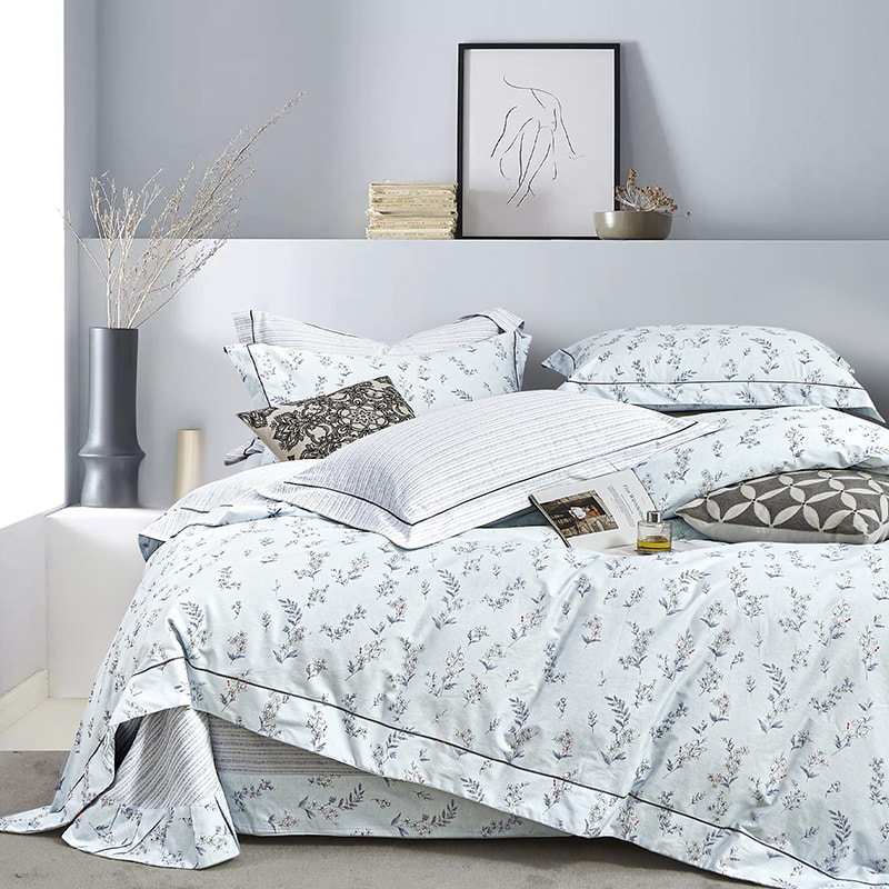 Pure katoenen zachte dekbed set