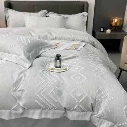 Tufter beddengoed stelt pluche gezellige elegantie