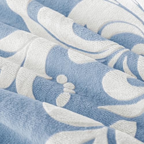 Winterdekbed van burnout-bedrukt flanel, Boheems pluche dekbed met ultrazachte achterkant van microvezel, warm beddengoed voor het hele seizoen